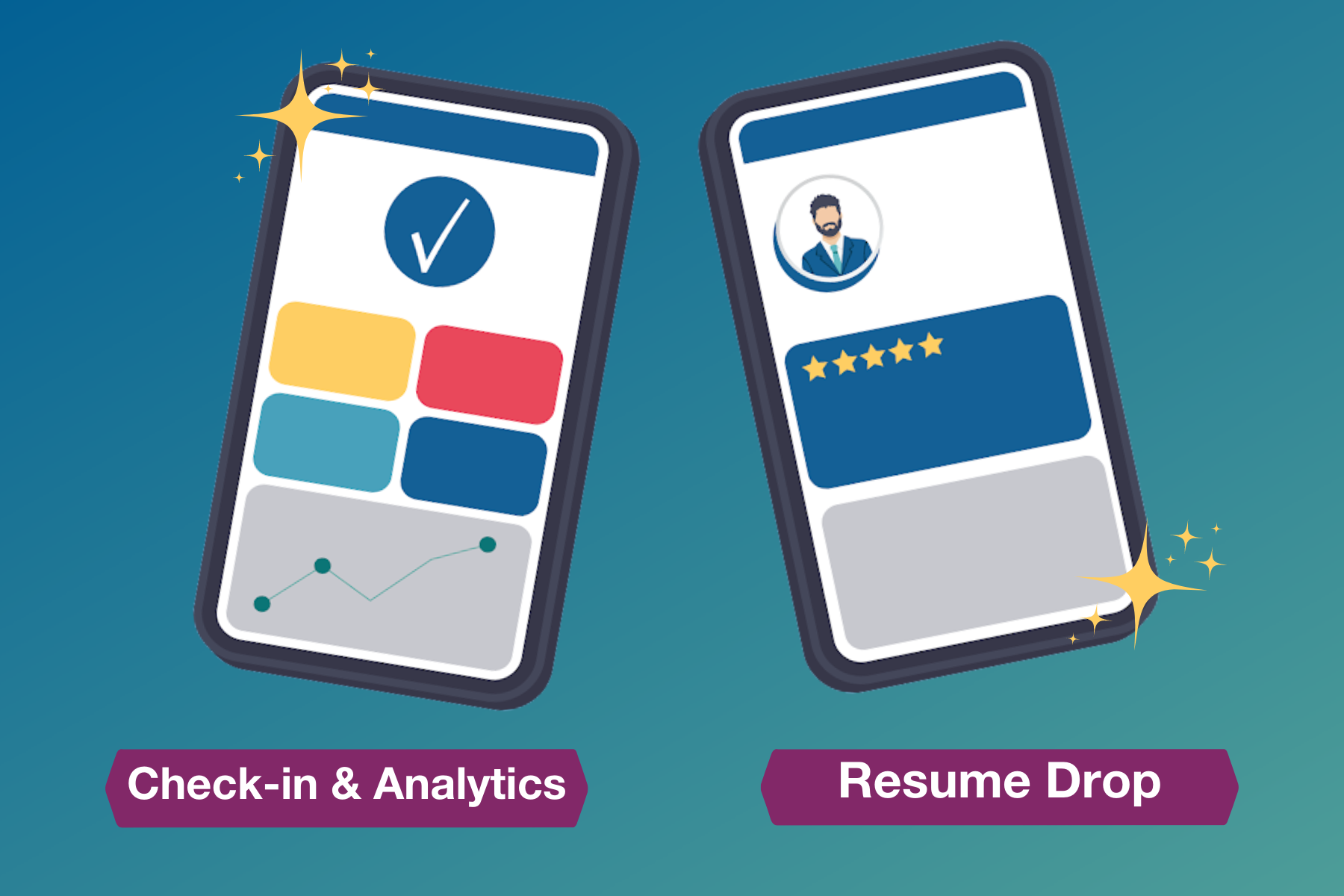 On-site Insights: Check-in & Analytics and Resume Drop