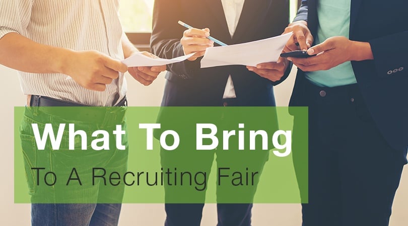 What To Bring To A Recruiting Fair