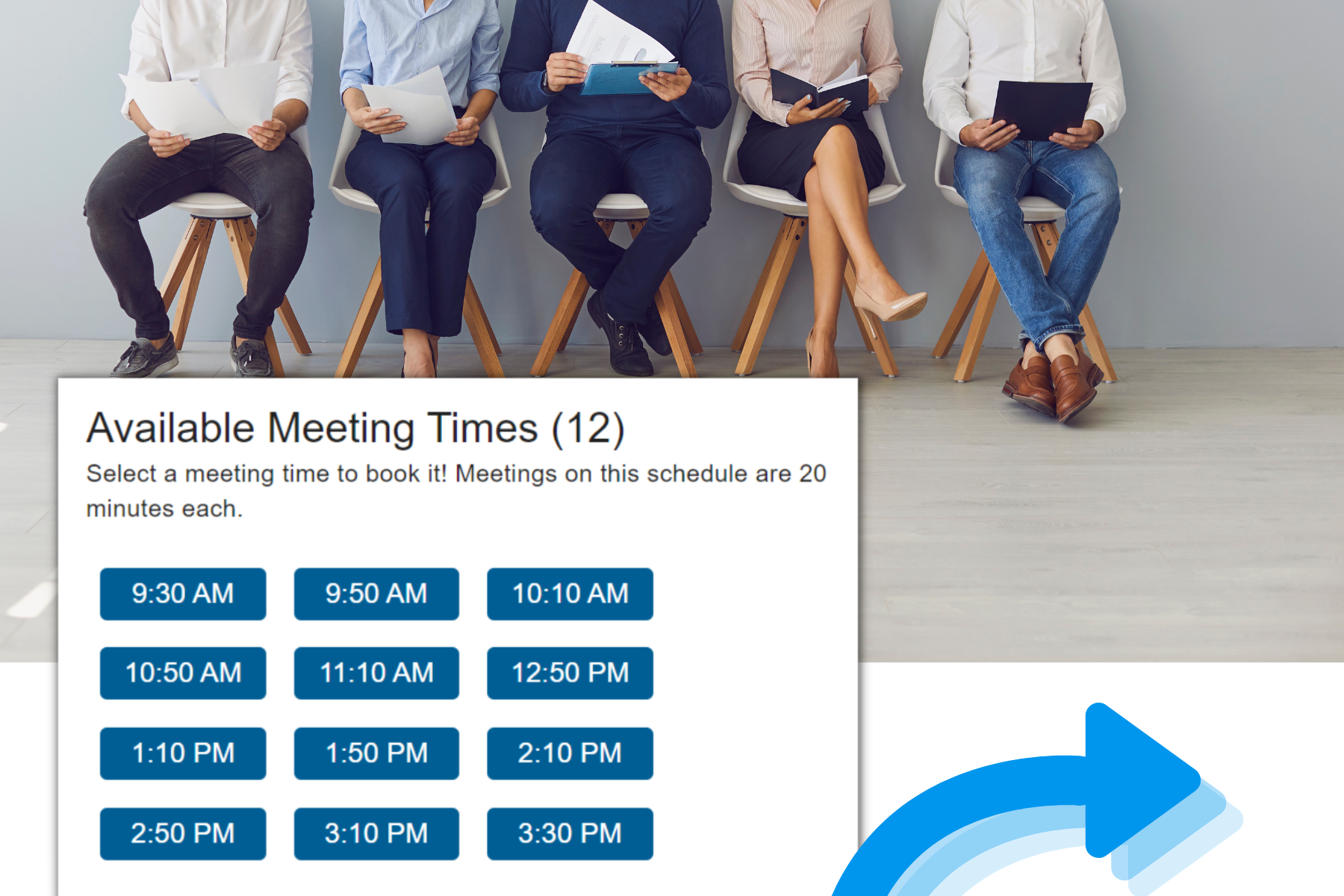 Skip the Lines at In-person Recruiting Events with Meetings